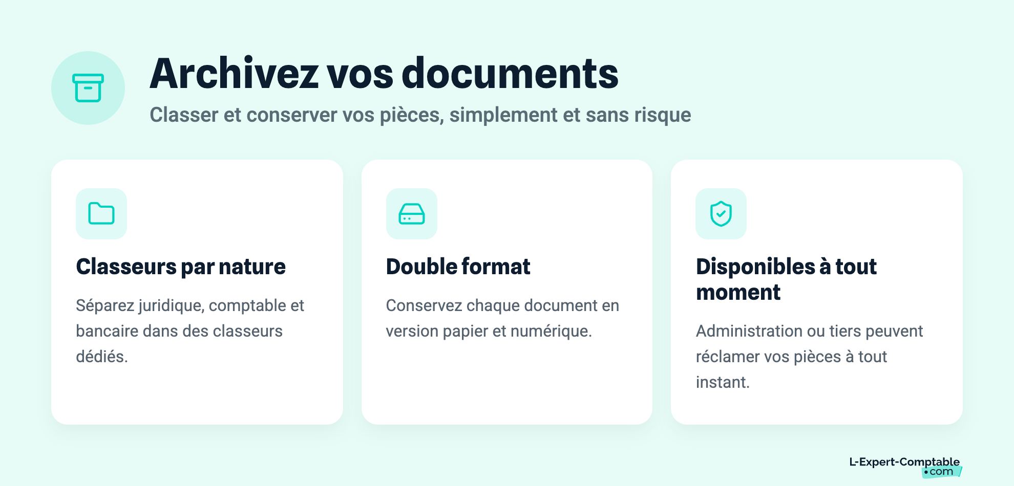 Archivez vos documents